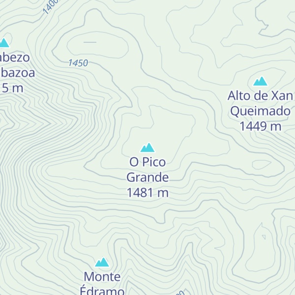Map of O Pico Grande