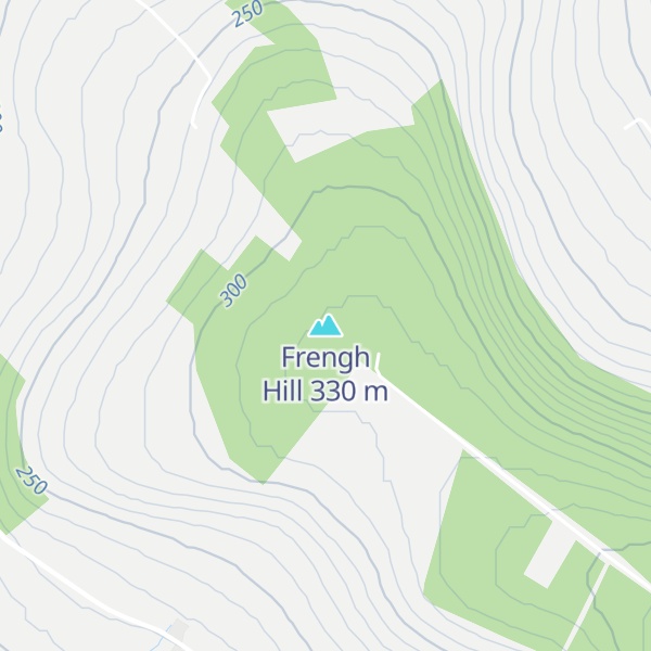 Map of Frengh Hill