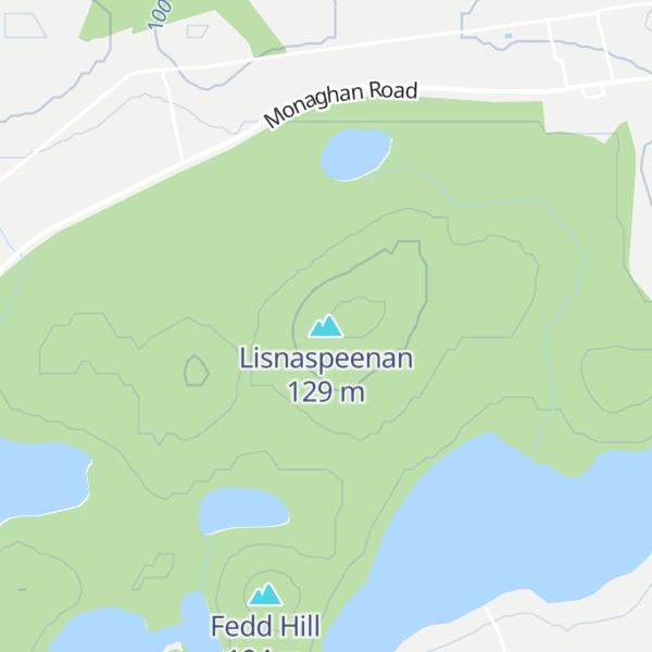 Map of Lisnaspeenan