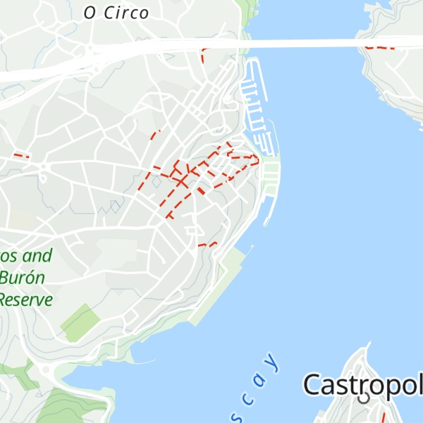 Map of Oficina de Turismo de Ribadeo