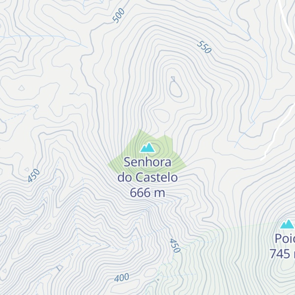 Map of Senhora do Castelo