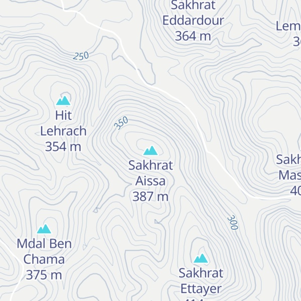 Map of Sakhrat Aissa