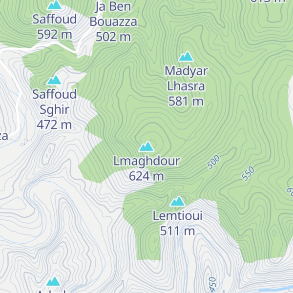 Map of Lmaghdour