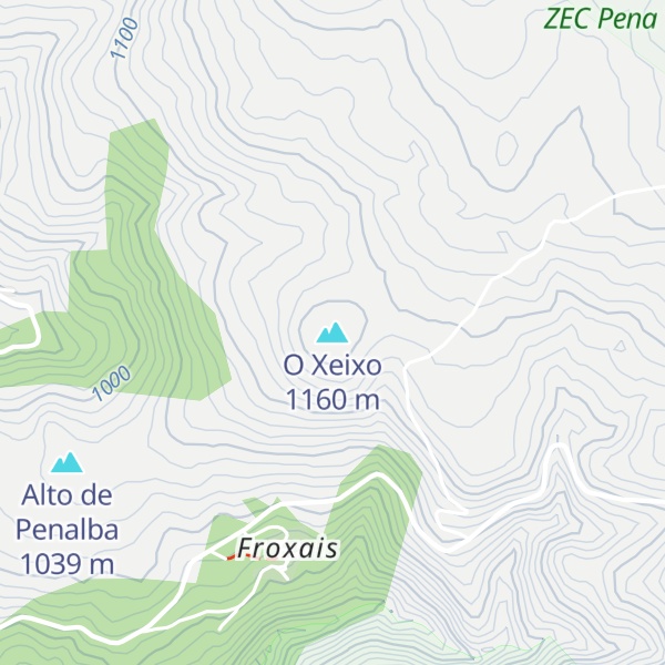 Map of O Xeixo