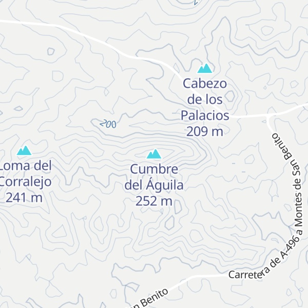 Map of Cumbre del Águila