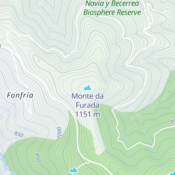 Map of Monte da Furada