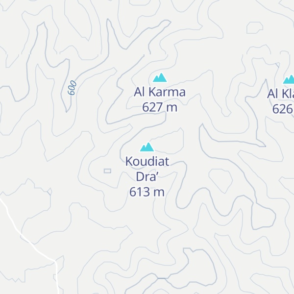 Map of Koudiat Dra’