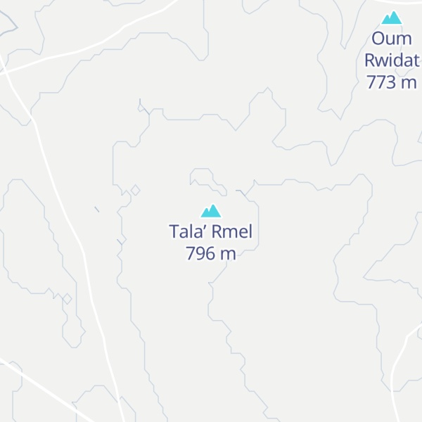 Map of Tala’ Rmel