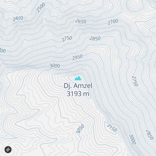 Map of Dj. Amzel