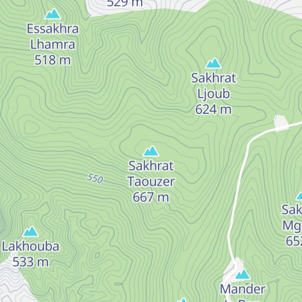 Map of Sakhrat Taouzer