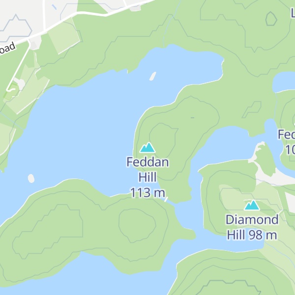 Map of Feddan Hill