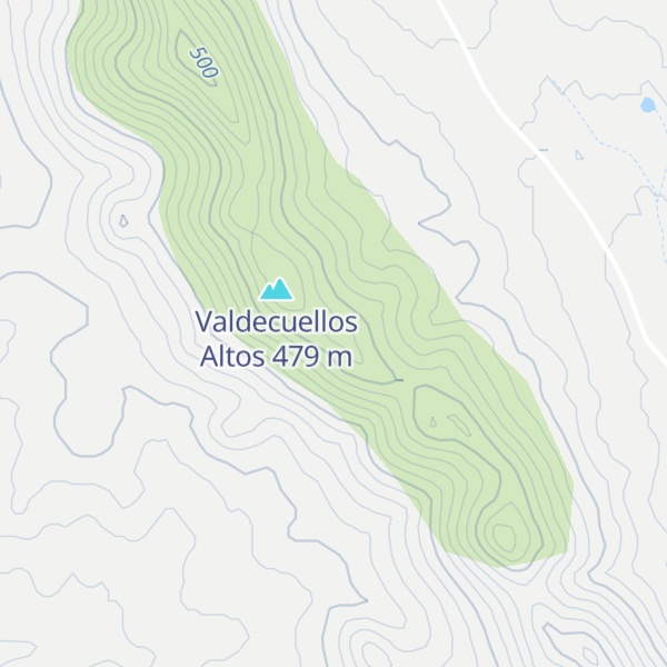 Map of Sierra de la Faragosa