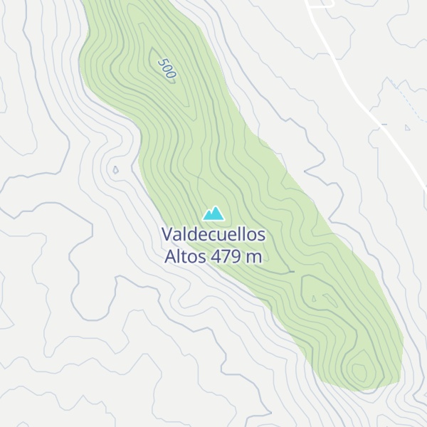 Map of Valdecuellos Altos