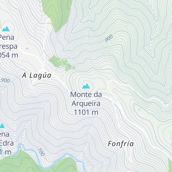 Map of Monte da Arqueira