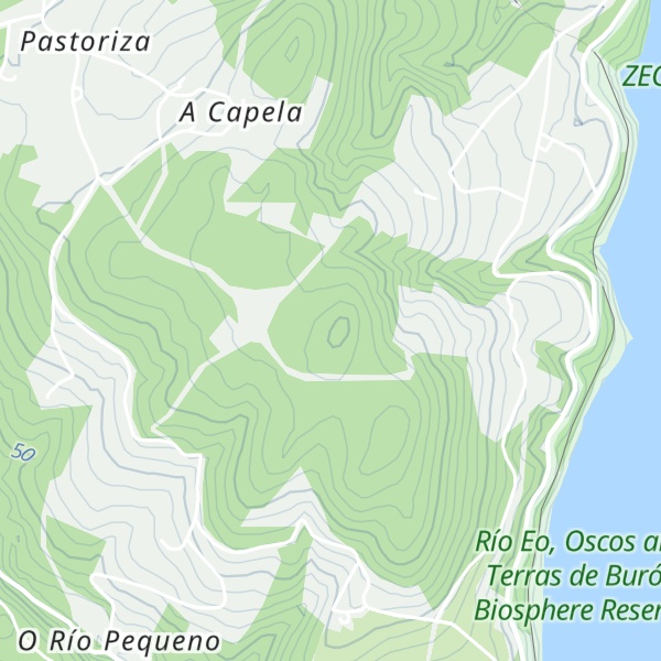 Map of O Coto