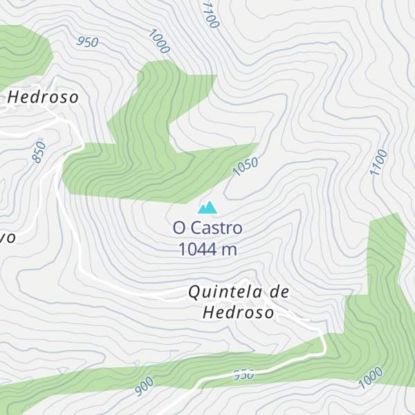 Map of O Castro