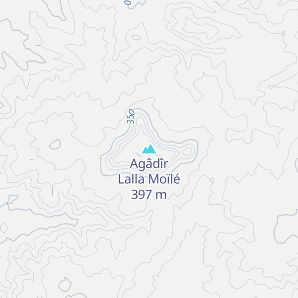 Map of Agâdîr Lalla Moïlé
