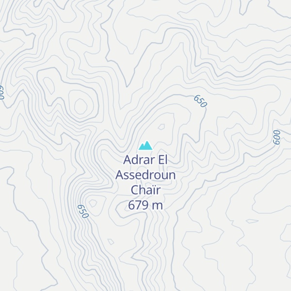 Map of Adrar El Assedroun Chaïr