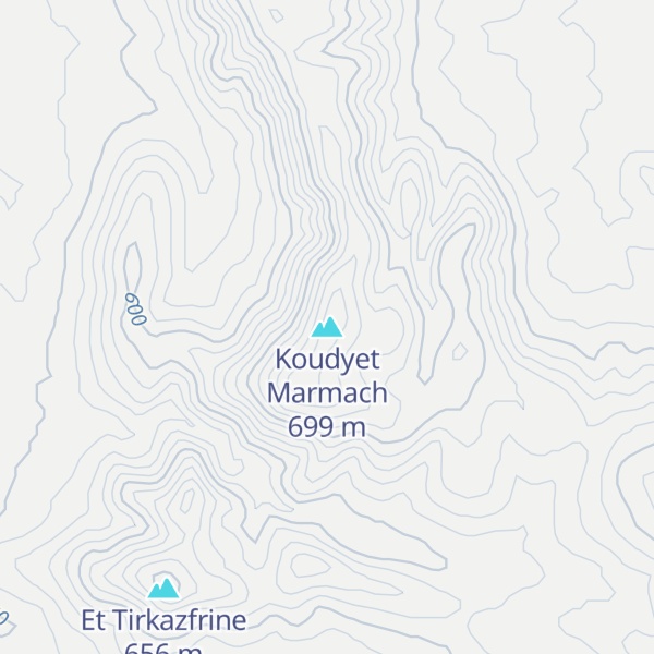 Map of Koudyet Marmach