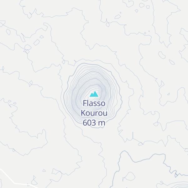 Map of Flasso Kourou