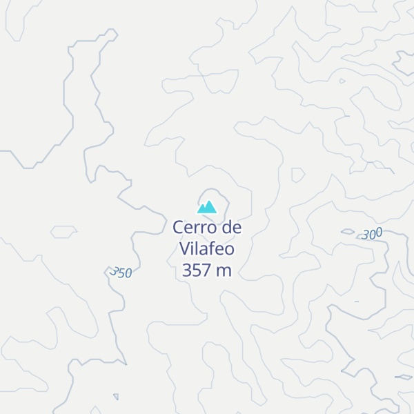 Map of Cerro de Vilafeo