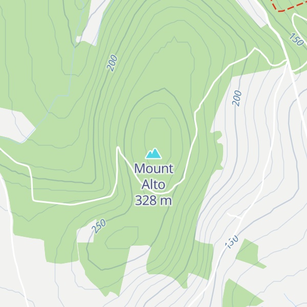 Map of Mount Alto