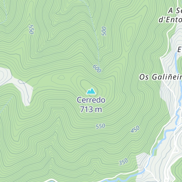 Map of Cerredo