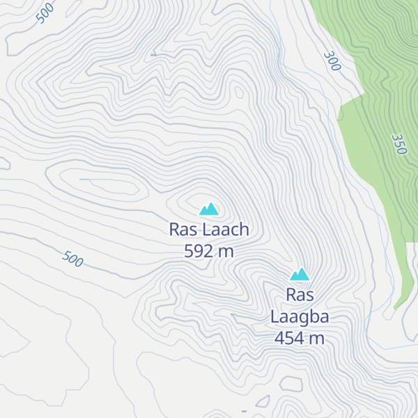 Map of Ras Laach
