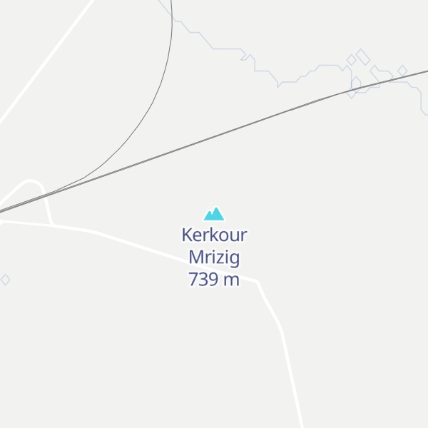 Map of Kerkour Mrizig