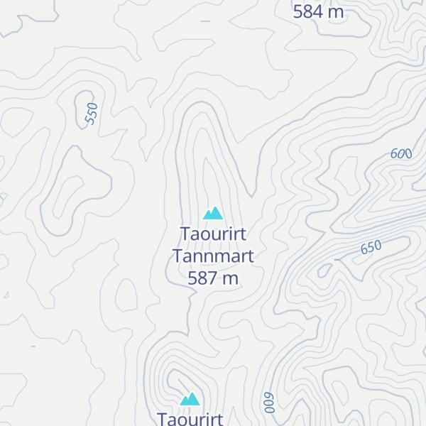 Map of Taourirt Tannmart