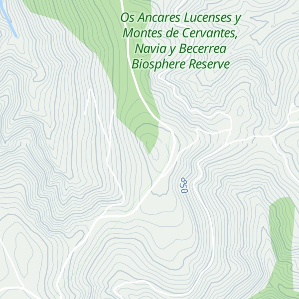 Map of Monte Xunqueira