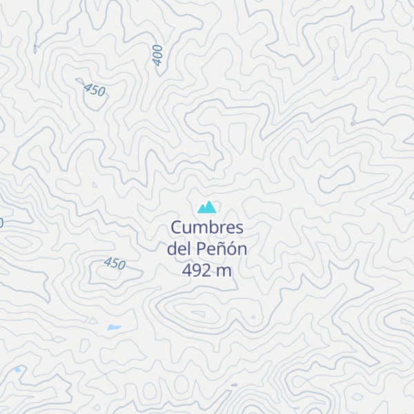 Map of Cumbres del Peñón