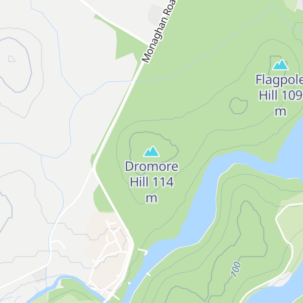 Map of Dromore Hill