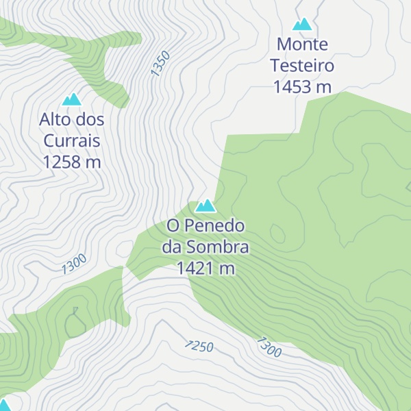 Map of O Penedo da Sombra
