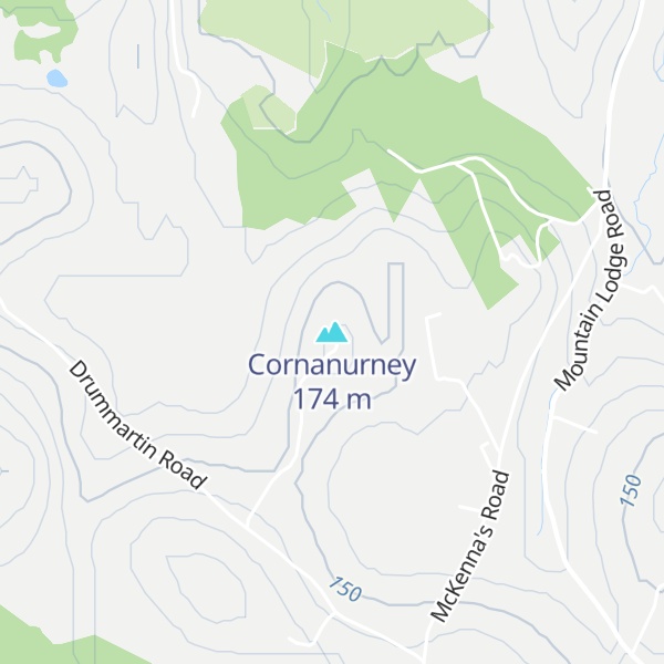 Map of Cornanurney