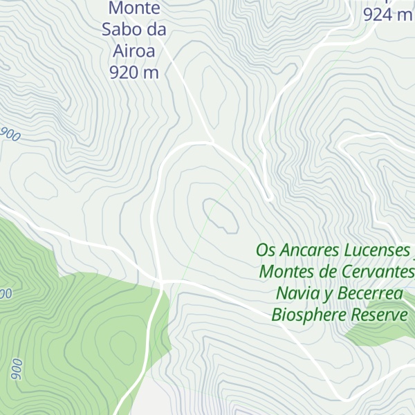 Map of Pena Calvela