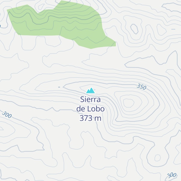 Map of Sierra de Lobo