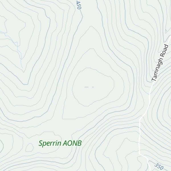 Map of Learmount Mountain South Top