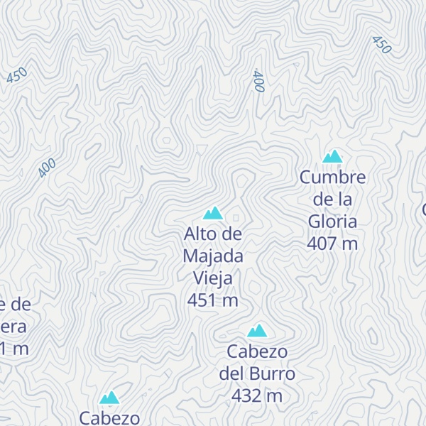 Map of Alto de Majada Vieja
