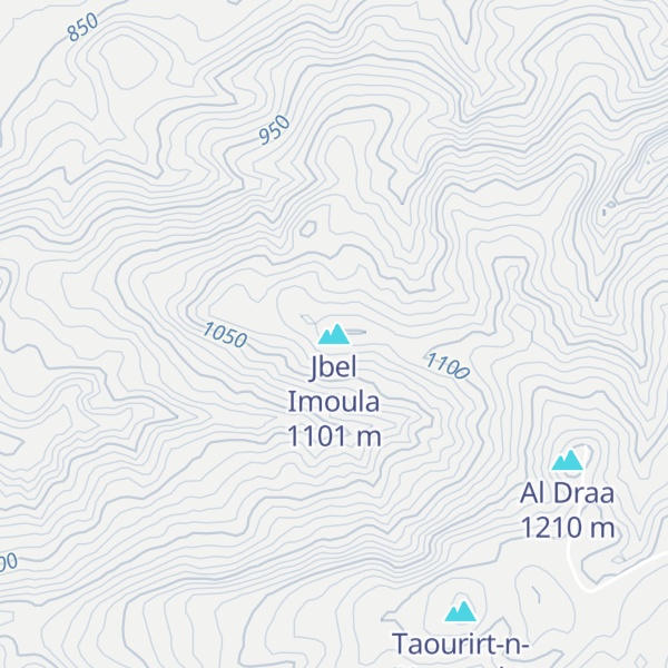 Map of Jbel Imoula