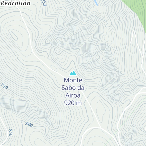 Map of Monte Sabo da Airoa