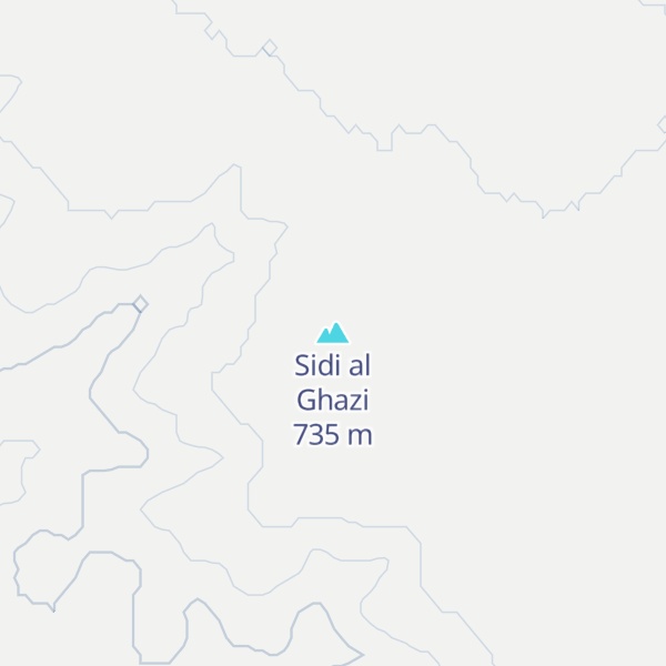 Map of Sidi al Ghazi