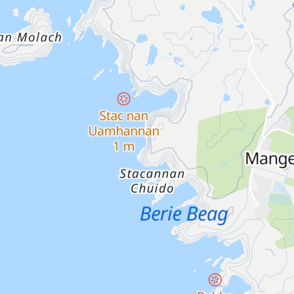 Map of Mangurstadh Bothy