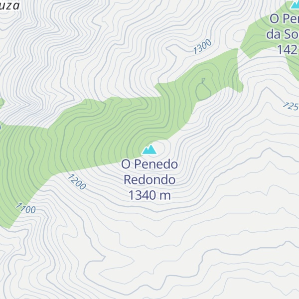Map of O Penedo Redondo
