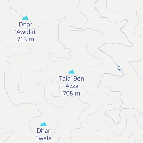 Map of Tala’ Ben ’Azza