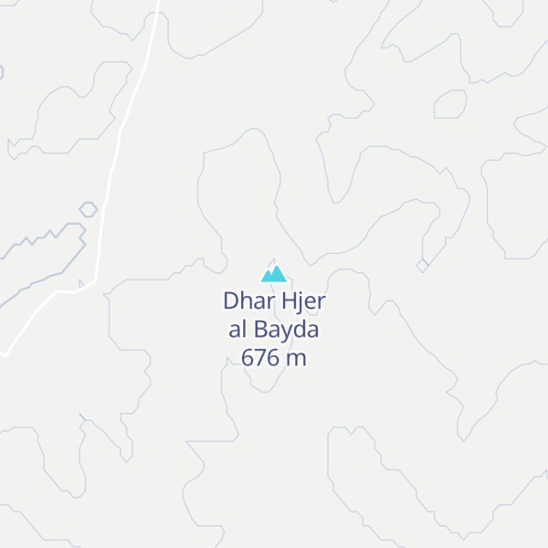 Map of Dhar Hjer al Bayda