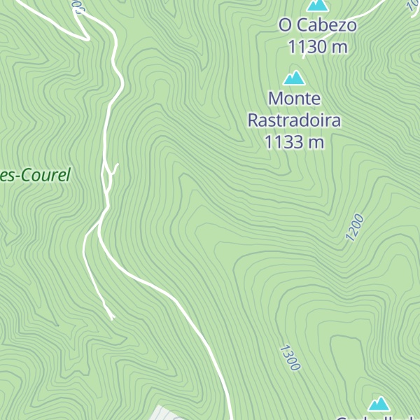 Map of Monte Carregado