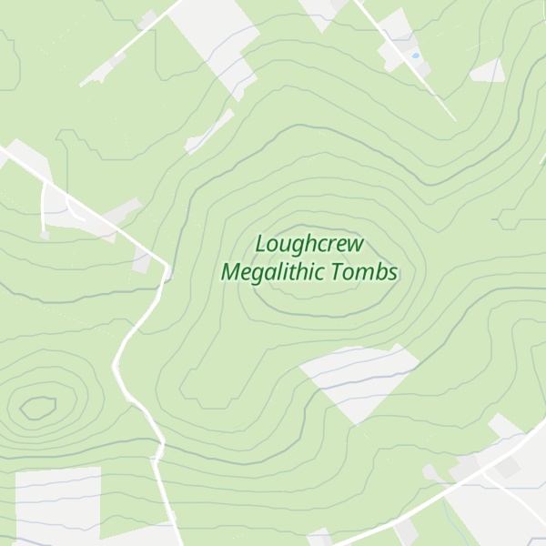 Map of Slieve Na Calliagh