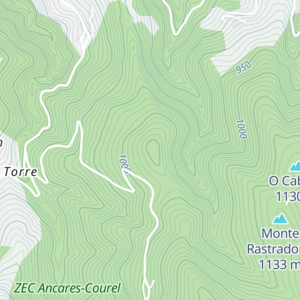 Map of Pena Arquela