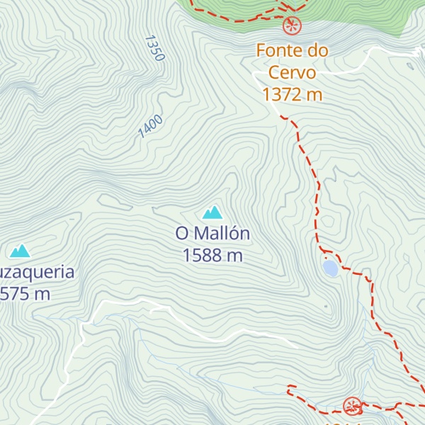 Map of O Mallón